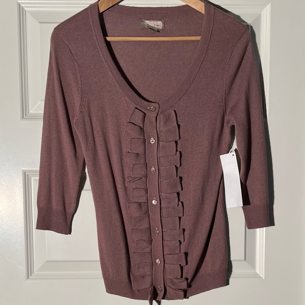 Forever 21 / love 21 light weight dusty lavender cardigan NWT Size XS